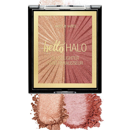 Wet n Wild MegaGlo Blushlighter, Blendable Blush & Highlighter Set, Flash Me