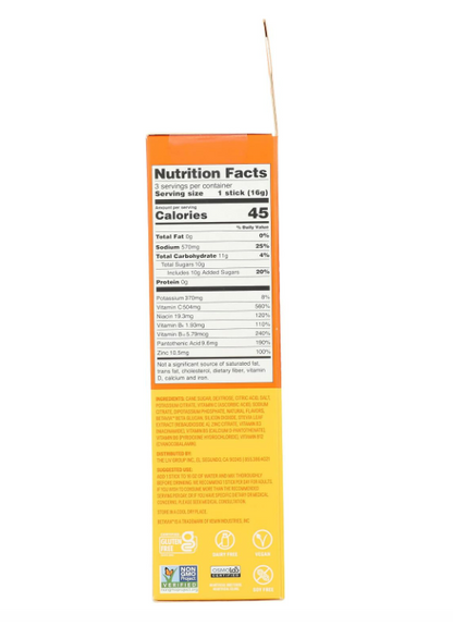 Liquid I.V. Hydration Multiplier Immune Support Tangerine 3 Pack (9 Sticks Total)