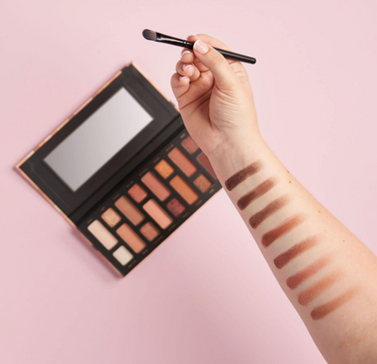 W7 Nudification Pressed Pigment Palette - 16 High Impact Nude Colors - Flawless
