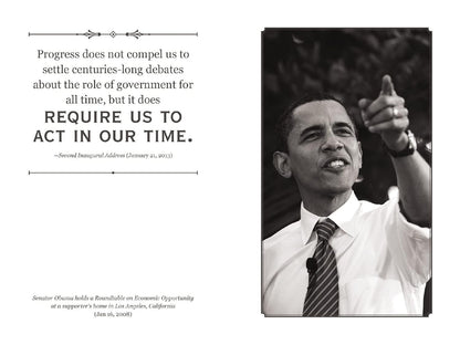 Barack Obama Signature Notebook Journal Inspiring Curious Minds Vol 11