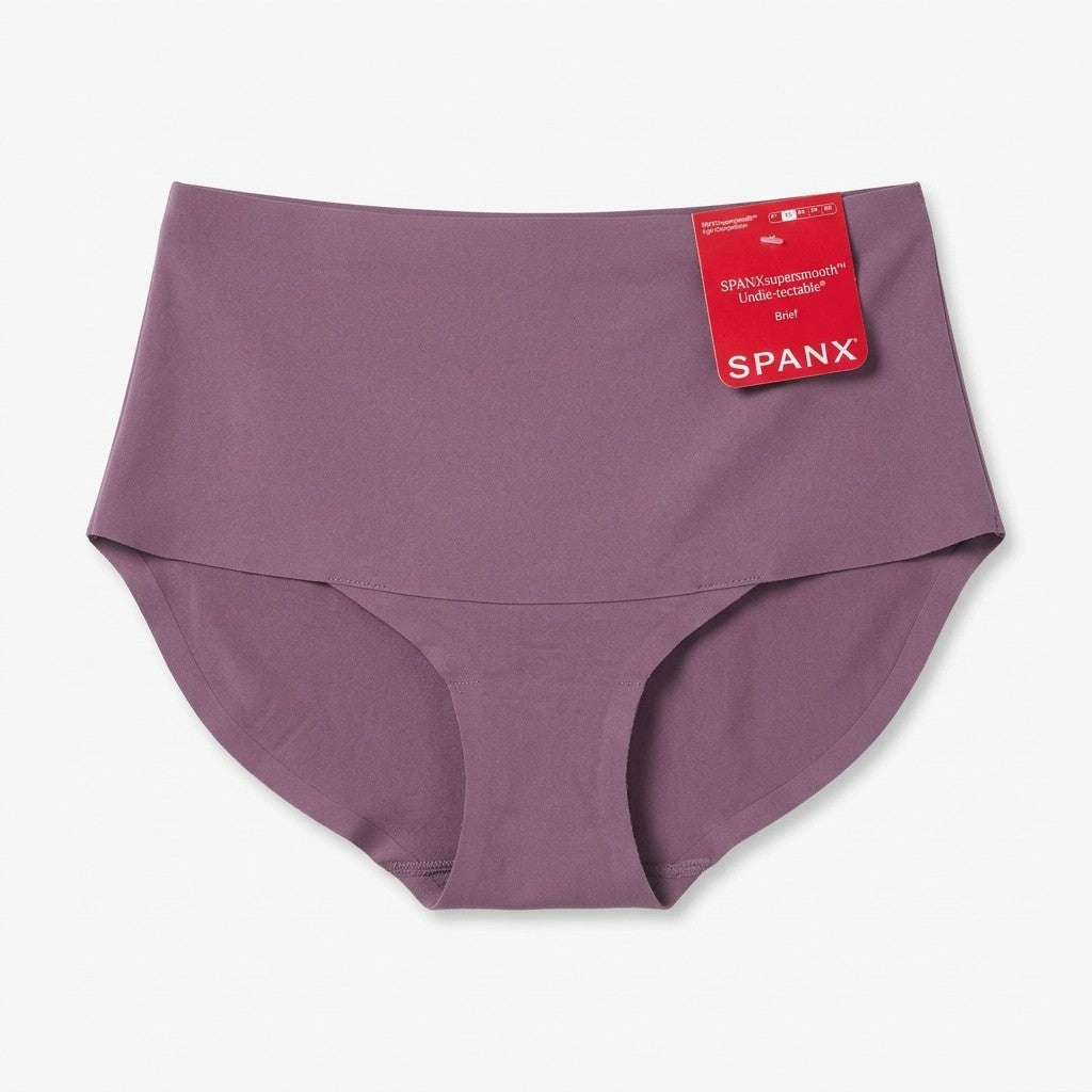 SPANX SPANXsupersmooth Undie-tectable Briefs, Small Prune