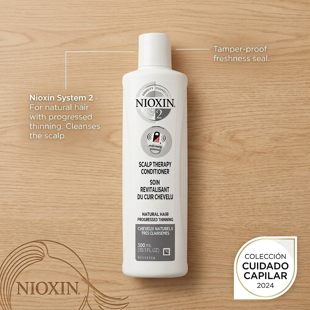 NIOXIN System 2 Scalp Care Conditioner, Hair Thickening For Natural Hair 10 floz