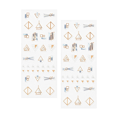 Sally Hansen Salon Effects Nail Accents, Glam Geometric, Nail Art Decals, Easy to Use, No Commitment, Use On Nail Polish or Bare Nails, Mix and Match