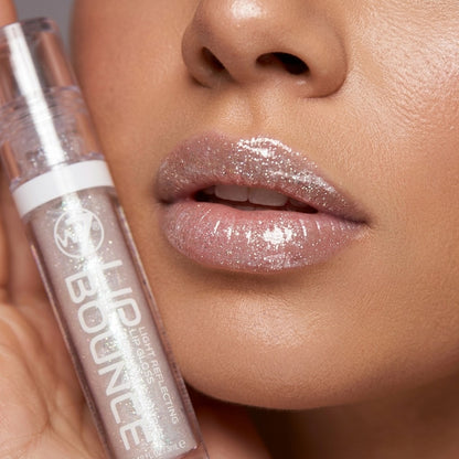 W7 Lip Bounce Light Reflecting Lip Gloss Poppin High Shine Shimmer Glitter 3ml