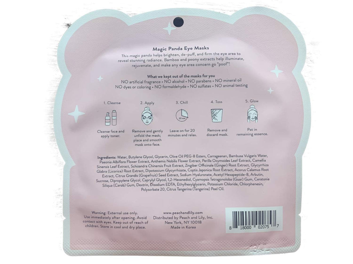 Peach & Lily, Peach Slices Magic Panda Eye Mask