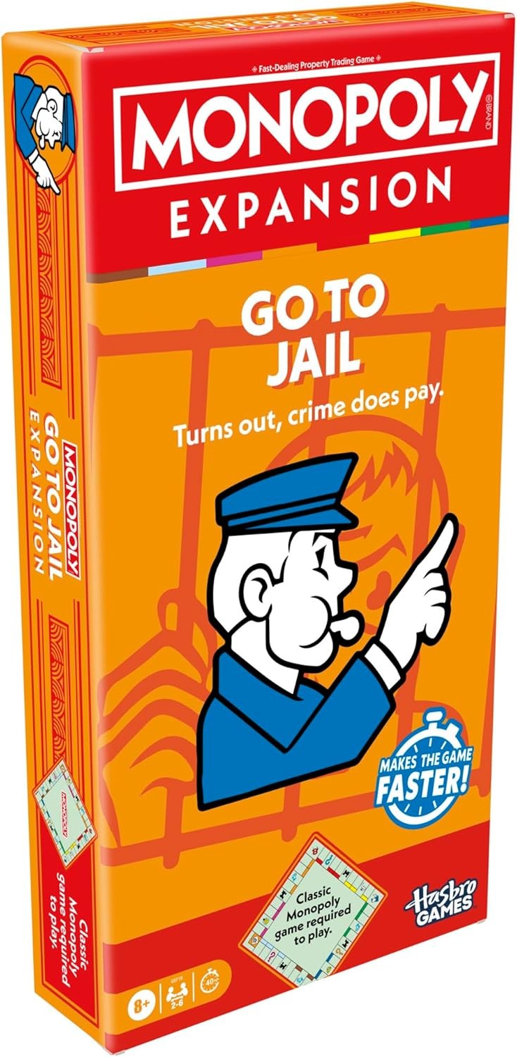Monopoly Go to Jail Expansion Add More Fun to Classic Monopoly Family Board Game