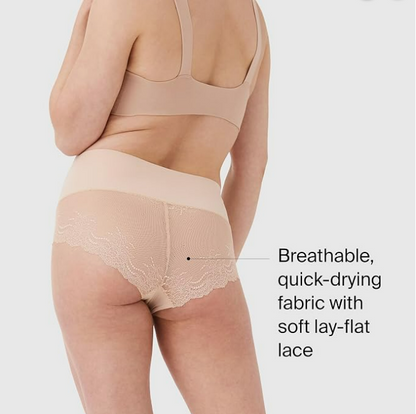 SPANX supersmooth Undie-tectable Lace Hipster Large Prune