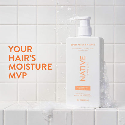 Native Moisturizing Shampoo Sweet Peach & Nectar 16.5 fl Oz.
