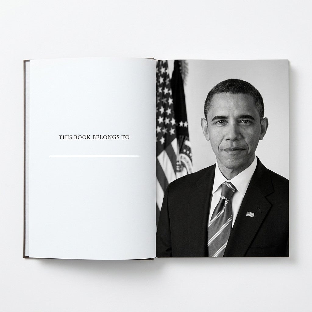 Barack Obama Signature Notebook Journal Inspiring Curious Minds Vol 11