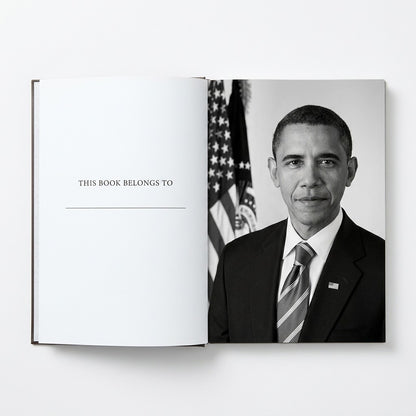 Barack Obama Signature Notebook Journal Inspiring Curious Minds Vol 11