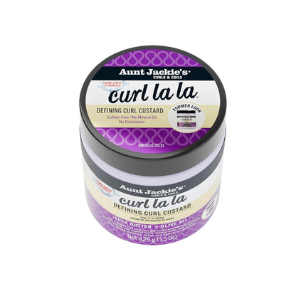 Aunt Jackie's Curl La La, Lightweight Curl Defining Custard, 15 oz