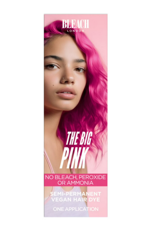 No Bleach London Semi-Permanent Vegan Hair Dye, The Big Pink