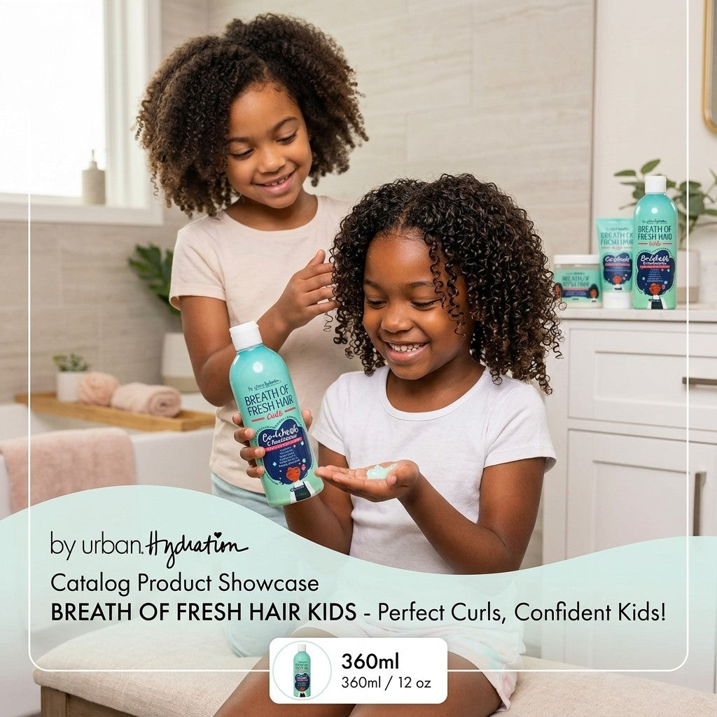 3PK Urban Hydration Kids Breath of Fresh Hair Co-Wash & Conditioner 12oz Each