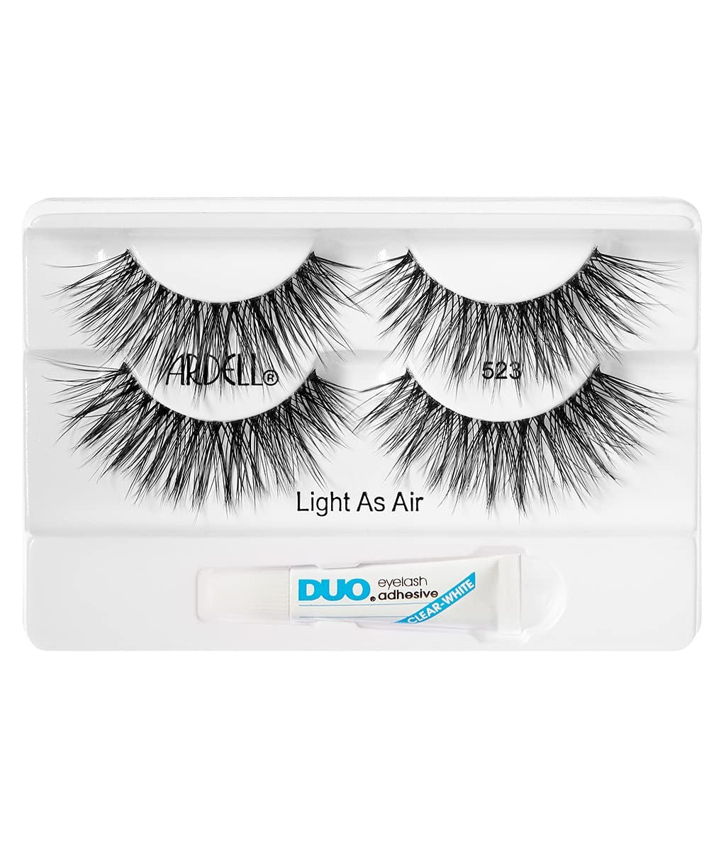 Ardell Light As Air 523 Lashes 2 Pairs + 1 gram DUO Pipette