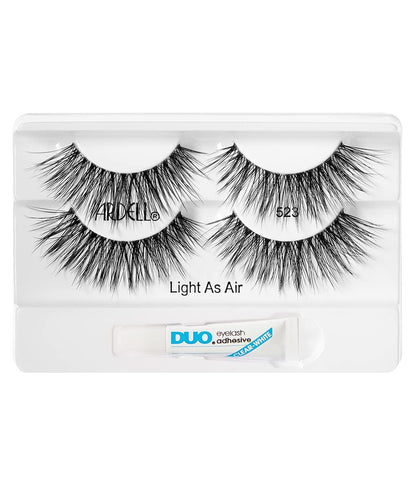 Ardell Light As Air 523 Lashes 2 Pairs + 1 gram DUO Pipette