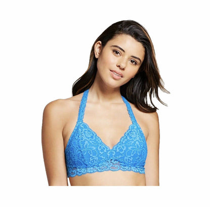 Xhilaration Women Lace Racerback Padded Bralette