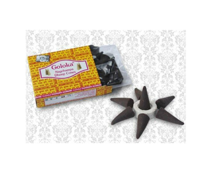 Goloka Nag Champa Cones x 12 Packs