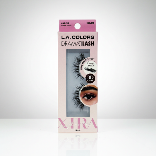 L.A. Colors DramatiLash Xtra Cat-Eye False Eyelashes Luxe Mink Effect CBEL375