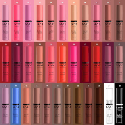 NYX PROFESSIONAL MAKEUP Butter Gloss, Non-Sticky Lip Gloss - Angel Food Cake