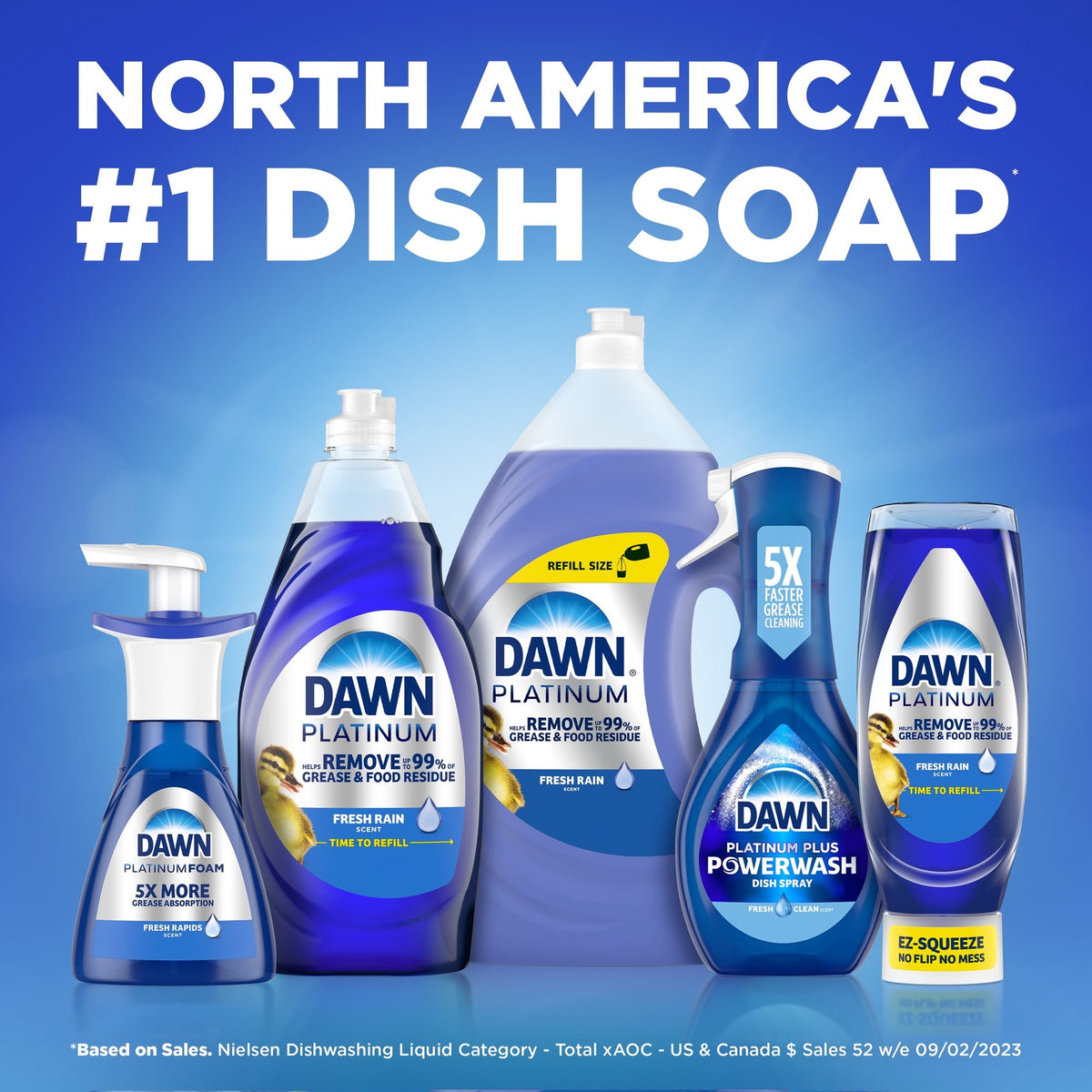 Dawn Platinum Powerwash Dish Spray Apple Scent 16oz Dish Soap 3 Pack Bundle