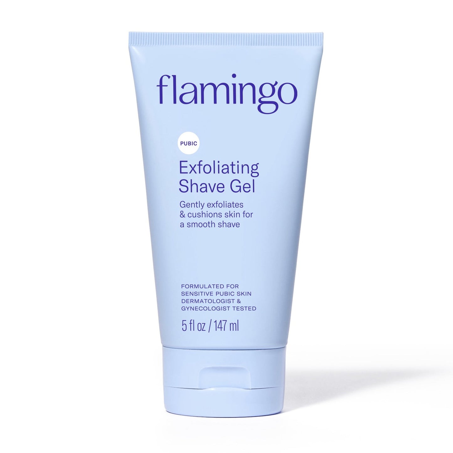 Flamingo Pubic Exfoliating Shave Gel for Women, 5 fl oz