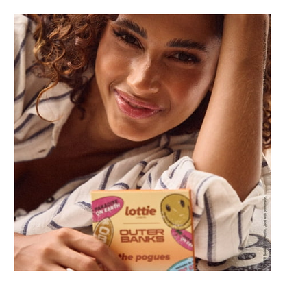 Lottie London x Outer Banks Pogue Life 4pc Makeup Set Palette Lip Balm Glow