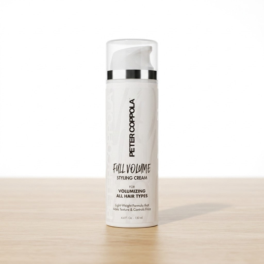 PETER COPPOLA Full Volume Styling Cream Volumizing Lightweight Blow 4.4 Fl Oz