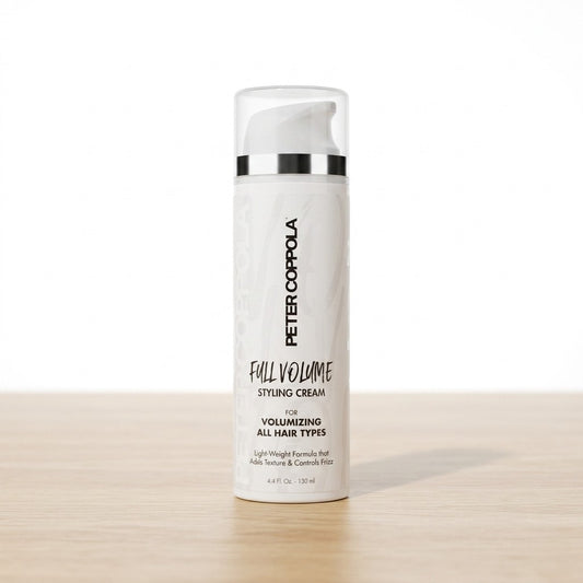 PETER COPPOLA Full Volume Styling Cream Volumizing Lightweight Blow 4.4 Fl Oz