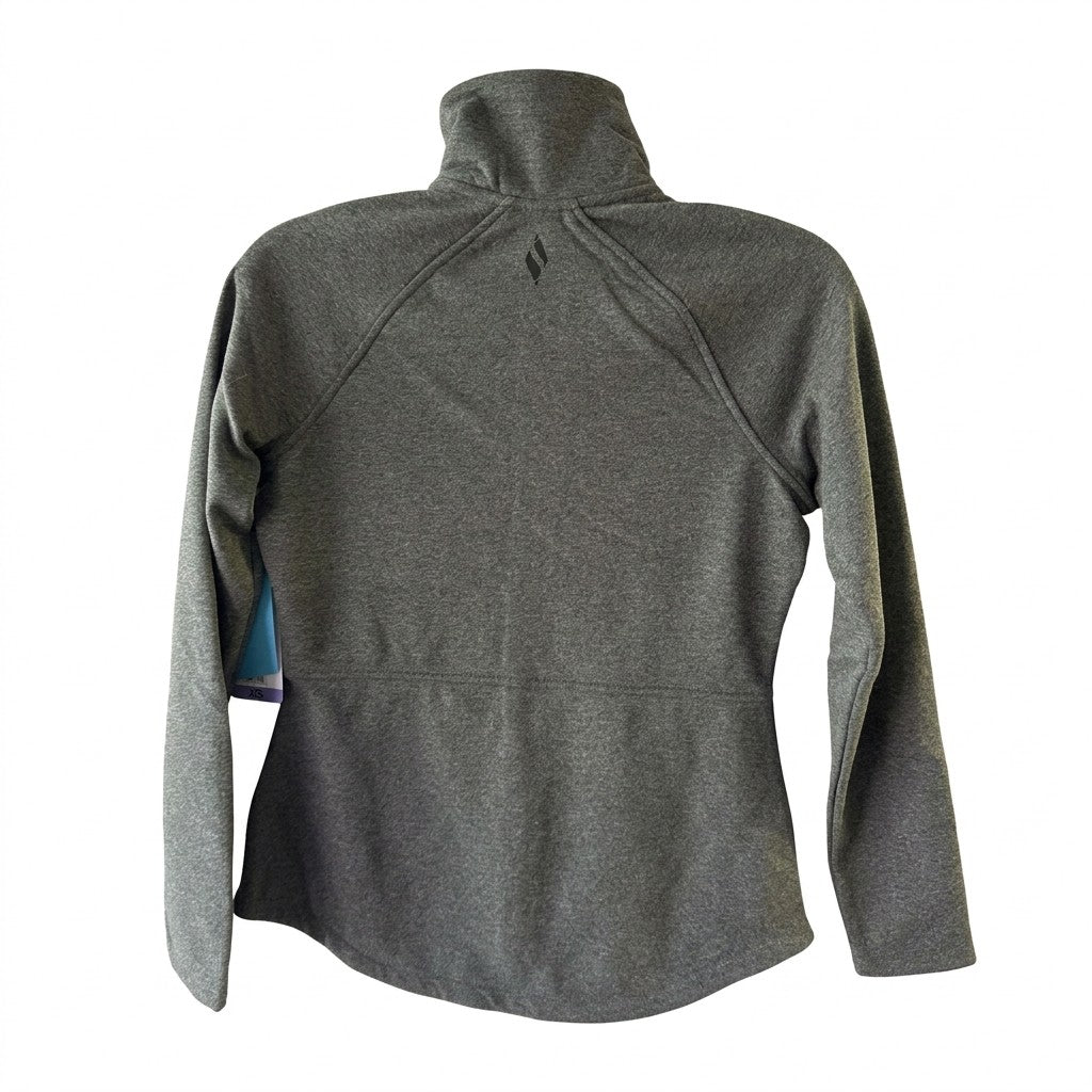 Skechers Performance GO WALK Womens Full Zip Fleece Jacket Charcoal Gray XS NWT