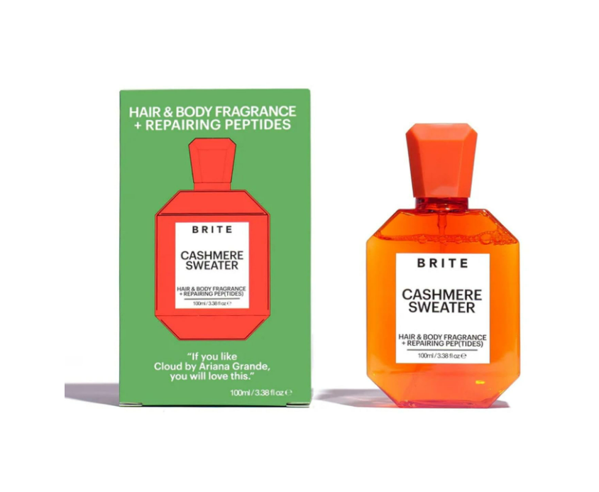 Brite Hair & Body Fragrance with Repairing Anti-Aging Peptides, Cashmere Sweater, 3.38 fl oz