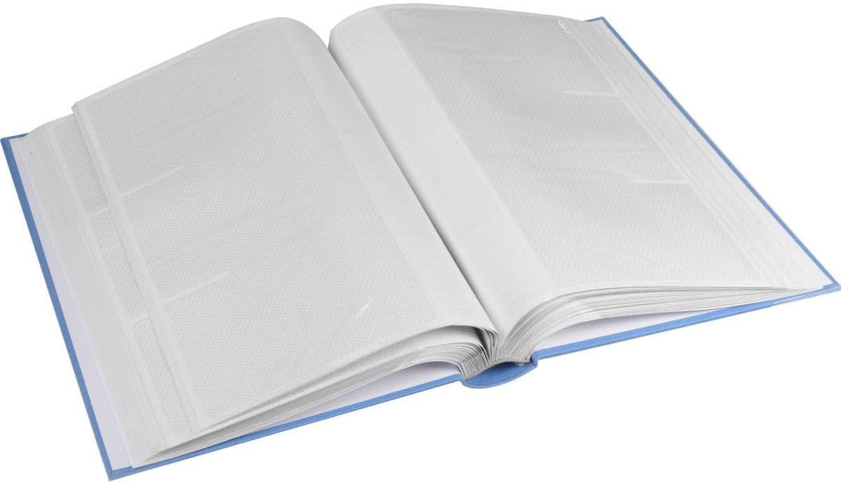 Pioneer 300 Pocket 4x6 Fabric Frame Photo Album Green Bi-Directional Memo New