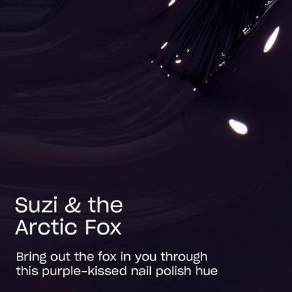 OPI Nail Lacquer Classic Nail Polish, Suzi & the Arctic Fox Opaque Dark Gray