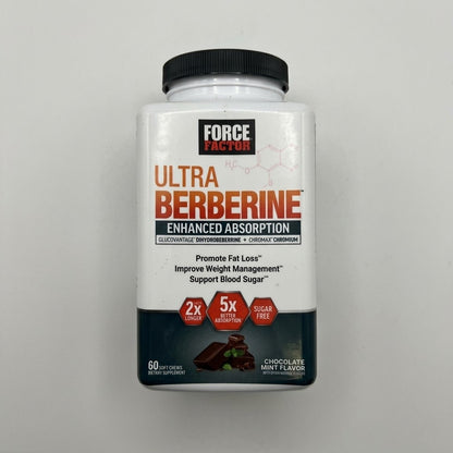 Force Factor Ultra Berberine Enhanced Absorption for Fat Loss, EXPJAN27