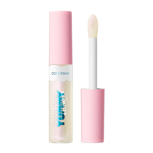 Covergirl Clean Fresh Yummy Plumper Lip Gloss, 780 Freeze The Day, Shiny, Vegan