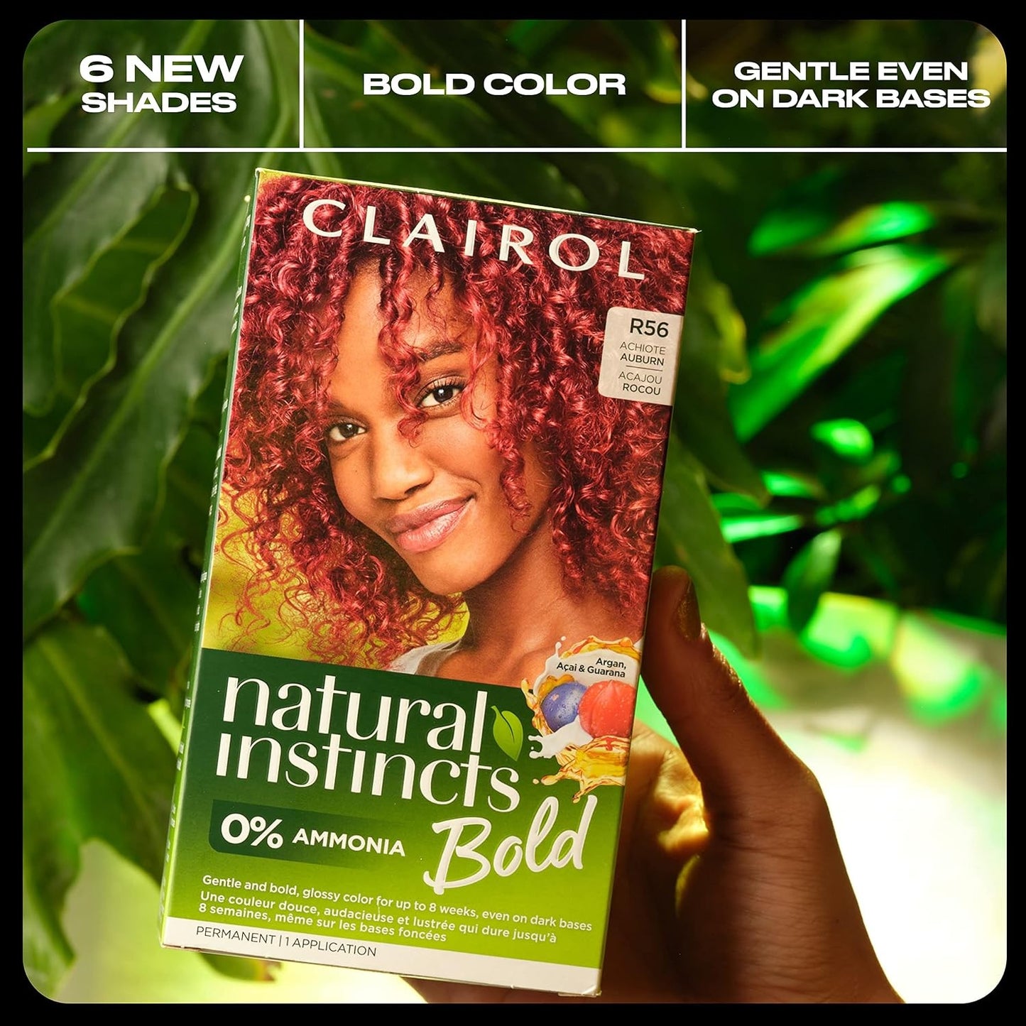 2pk Clairol Natural Instincts Bold Permanent Hair Color BL28 Blue Black Colibri