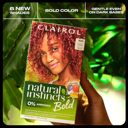 2pk Clairol Natural Instincts Bold Permanent Hair Color BL28 Blue Black Colibri