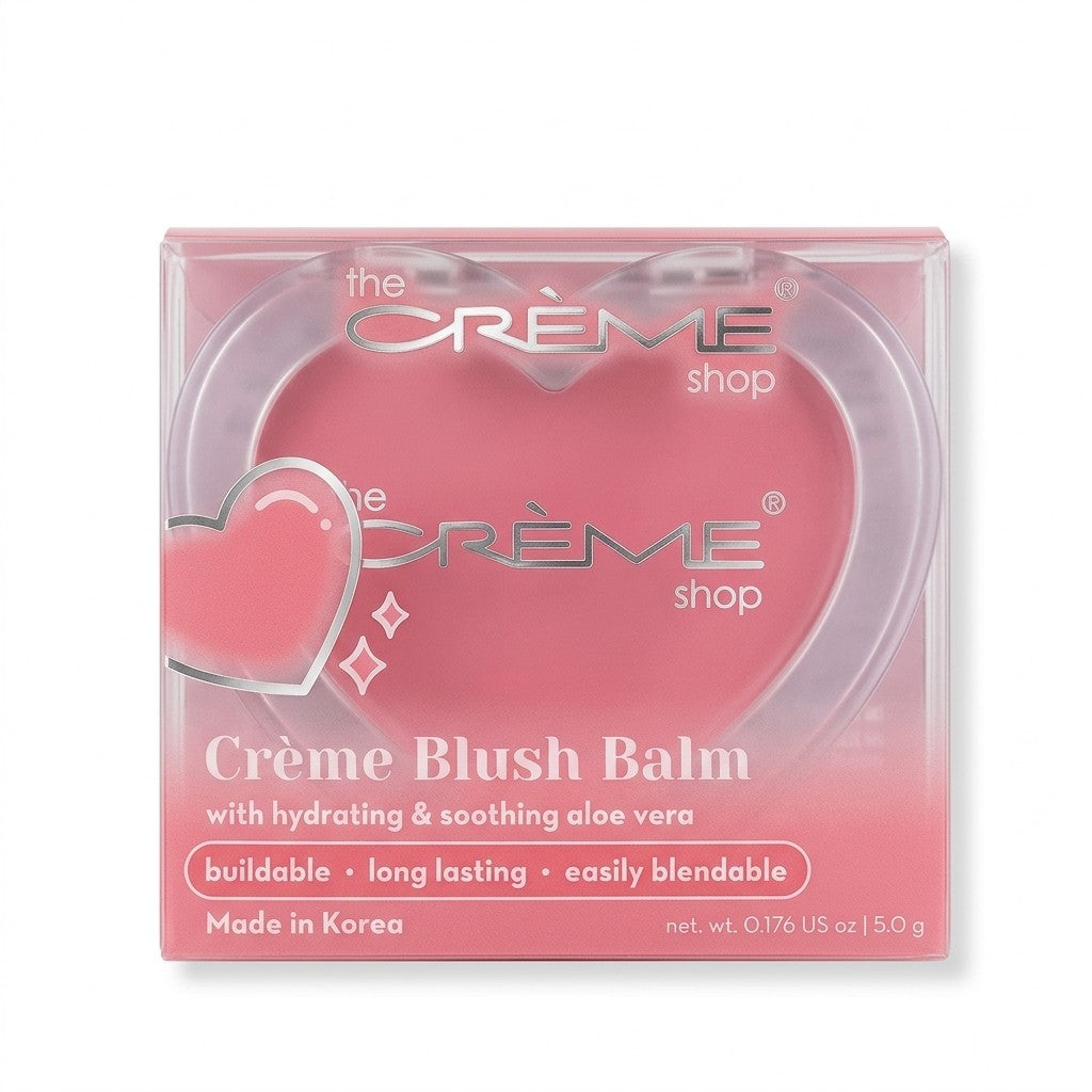 The Crème Shop Creme Blush Balm - Buildable, Long-lasting, (Adore U)