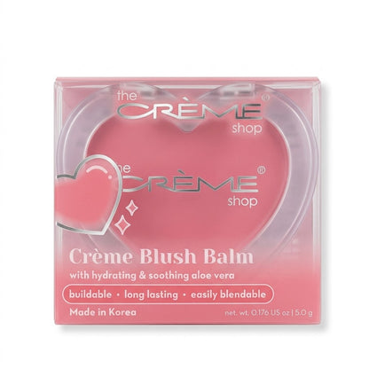 The Crème Shop Creme Blush Balm - Buildable, Long-lasting, (Adore U)