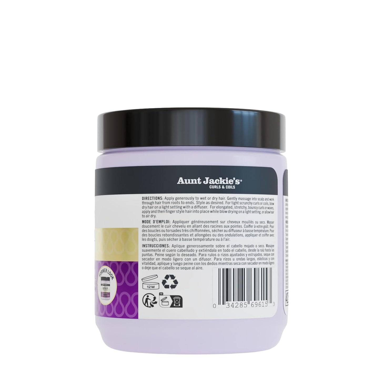 Aunt Jackie's Curl La La, Lightweight Curl Defining Custard, 15 oz