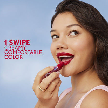 COVERGIRL Clean Lip Color, 515 River Plum, 0.12 oz