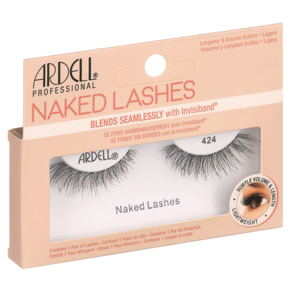 Ardell Naked False Lash 424, Black striplash