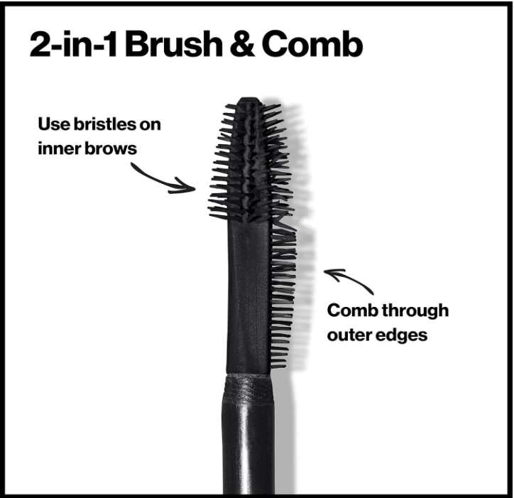 Revlon ColorStay Brow Fiber Filler Brow Gel, 306 Clear, 0.23 fl oz