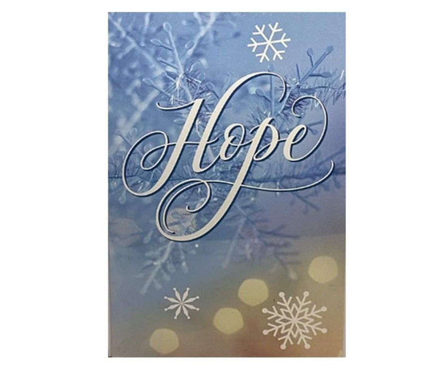 American Greetings Christmas Holiday Cards with Envelopes - 4 3/4" x 7 1/4" (Hope - 12 Ct)