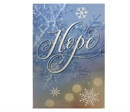 American Greetings Christmas Holiday Cards with Envelopes - 4 3/4" x 7 1/4" (Hope - 12 Ct)