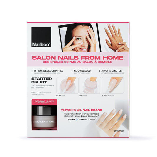 Nailboo Dip Powder Nail Starter Kit - Nail-Flex & Chill