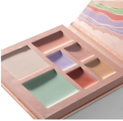 W7 Flawless Base Colour Corrector Palette 7 Shade Face Concealer Set Makeup