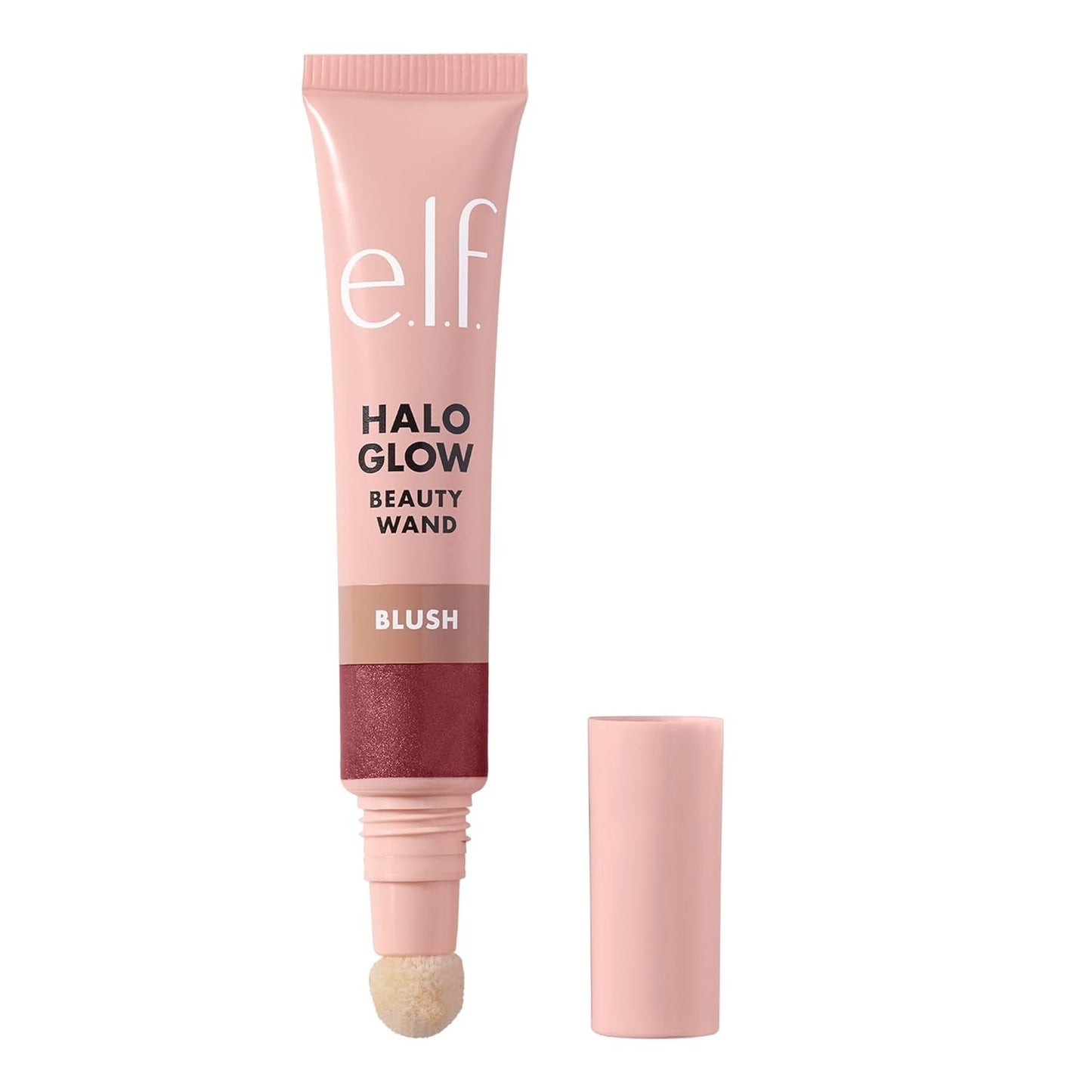 e l f Halo Glow Blush Beauty Wand Liquid Blush Wand For Radiant Flushed Cheeks Infused With Squalane Vegan Cruelty free Berry Radiant