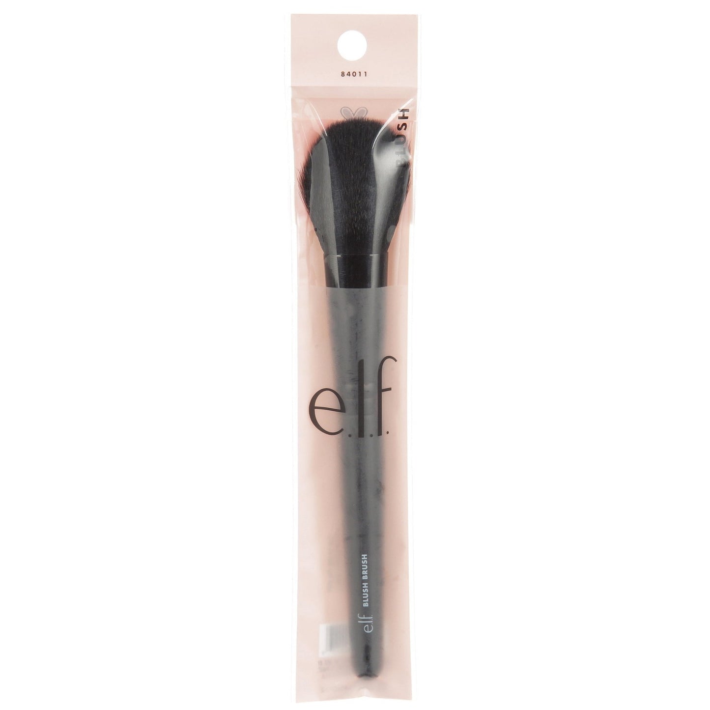 e l f Blush Brush Soft Synthetic Tailored Design Blends Applies. 1 each