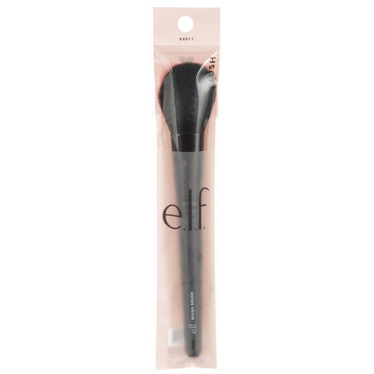 e l f Blush Brush Soft Synthetic Tailored Design Blends Applies. 1 each
