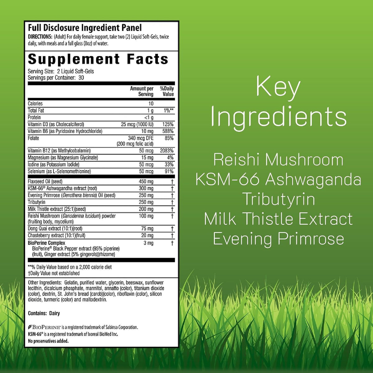 Irwin Naturals Female Balance Perimenopause Support | 60 Softgels